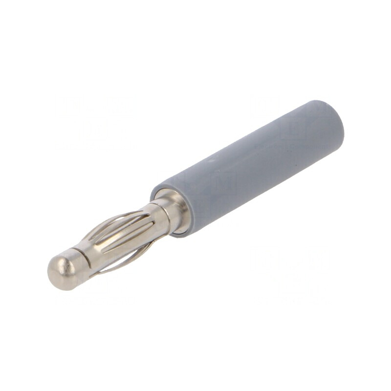 Adaptor Banană 4mm la 2mm 10A Gri | Electronic-mag.ro | Componente Electronice