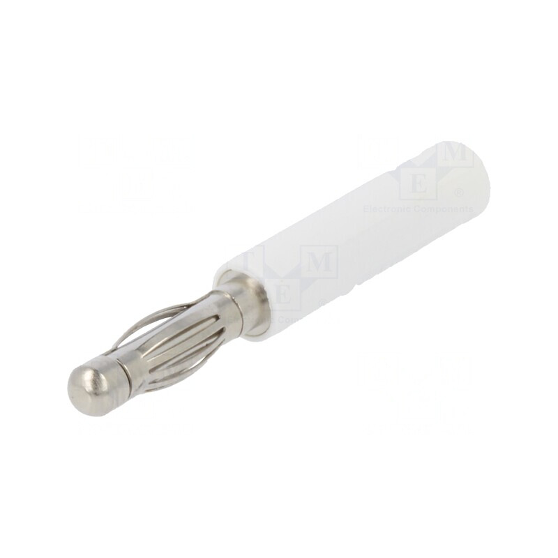 Adaptor Banană 4mm la 2mm 10A Alb | Electronic-mag.ro | Componente Electronice