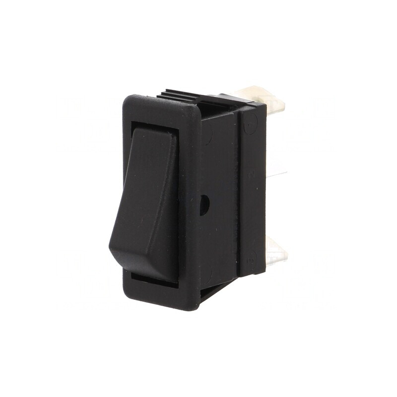 Rocker Switch SP3T ON-OFF-ON 16A 250V Black | Electronic-mag.ro | Componente Electronice