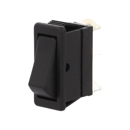 Rocker Switch SP3T ON-OFF-ON 16A 250V Black | Electronic-mag.ro | Componente Electronice