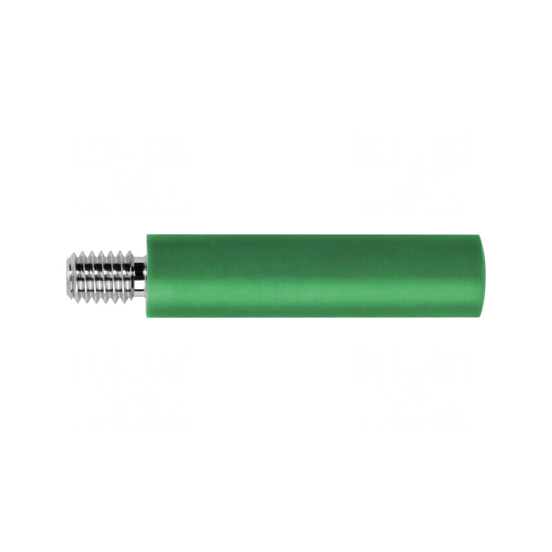 Soclu banană verde 4mm 32A 1kVAC nichelat | Electronic-mag.ro | Componente Electronice
