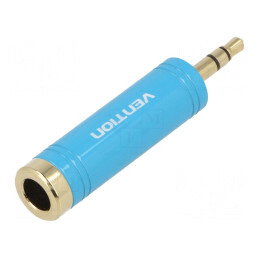 Adaptor Jack 3.5mm la 6.3mm Aurit | Electronic-mag.ro | Componente Electronice