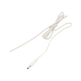 Cablu Alimentare Alb 1,5m DC 3,5/1,3 | Electronic-mag.ro | Componente Electronice