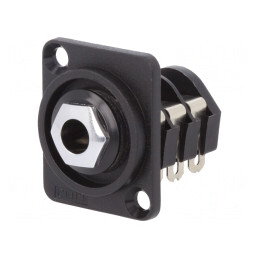 Soclu Jack 6.3mm Stereo XLR 19x24mm | Electronic-mag.ro | Componente Electronice