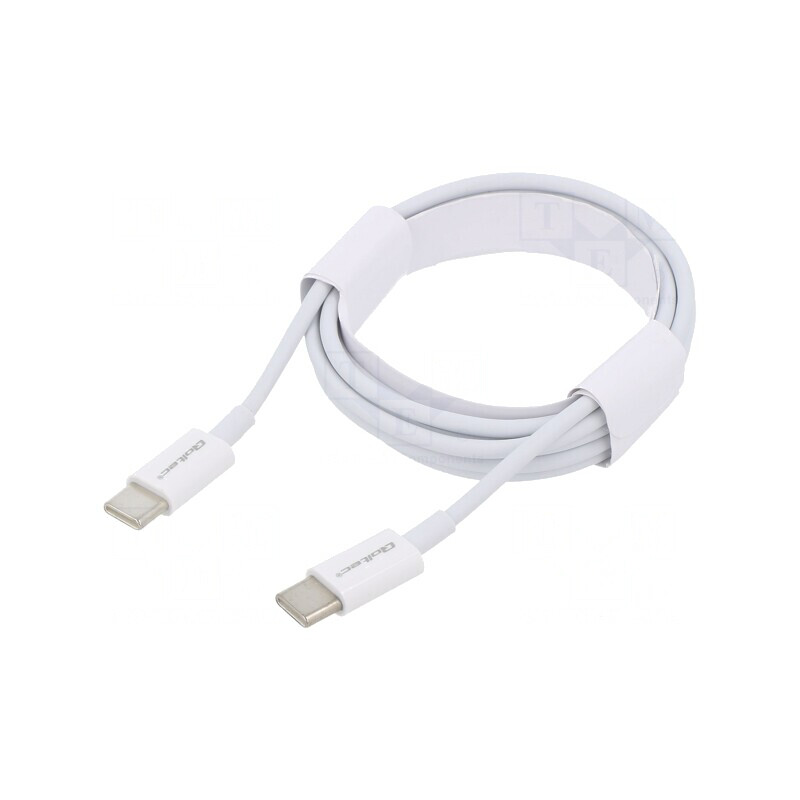 Cablu USB C Alb 1.5m 480Mbps | Electronic-mag.ro | Componente Electronice