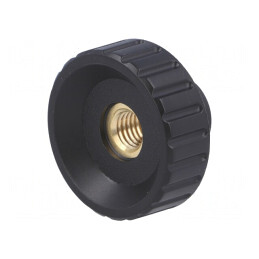 Buton de Reglare Poliamidă 40mm M10 | Electronic-mag.ro | Componente Electronice