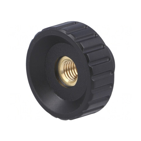 Buton de Reglare Poliamidă 40mm M10 | Electronic-mag.ro | Componente Electronice