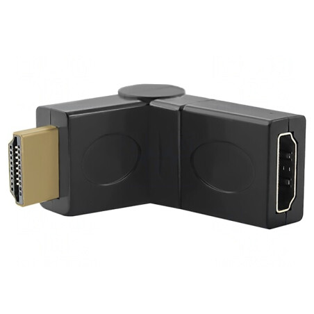 Adaptor HDMI Mobilă 360° - Negru | Electronic-mag.ro | Componente Electronice