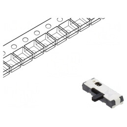 Comutator Glisant SPDT SMT 0,3A 4VDC | Electronic-mag.ro | Componente Electronice