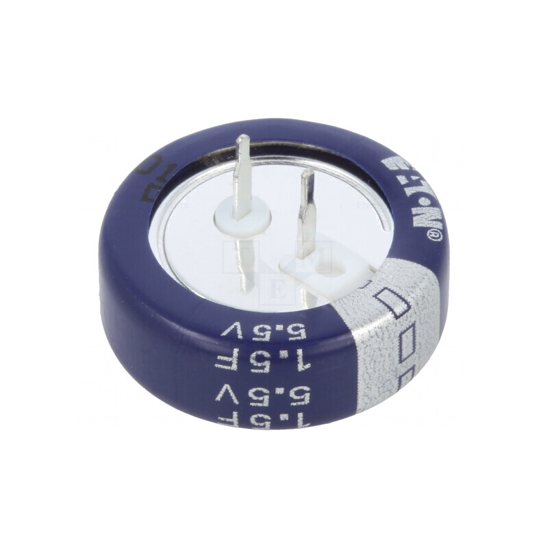 Supercondensator THT 1.5F 5.5V Ø21.5x7.1mm 30Ω | Electronic-mag.ro | Componente Electronice