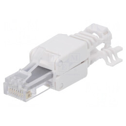 Mufă RJ45 Cat 6a Neecranată 8p8c 5-6.5mm | Electronic-mag.ro | Componente Electronice