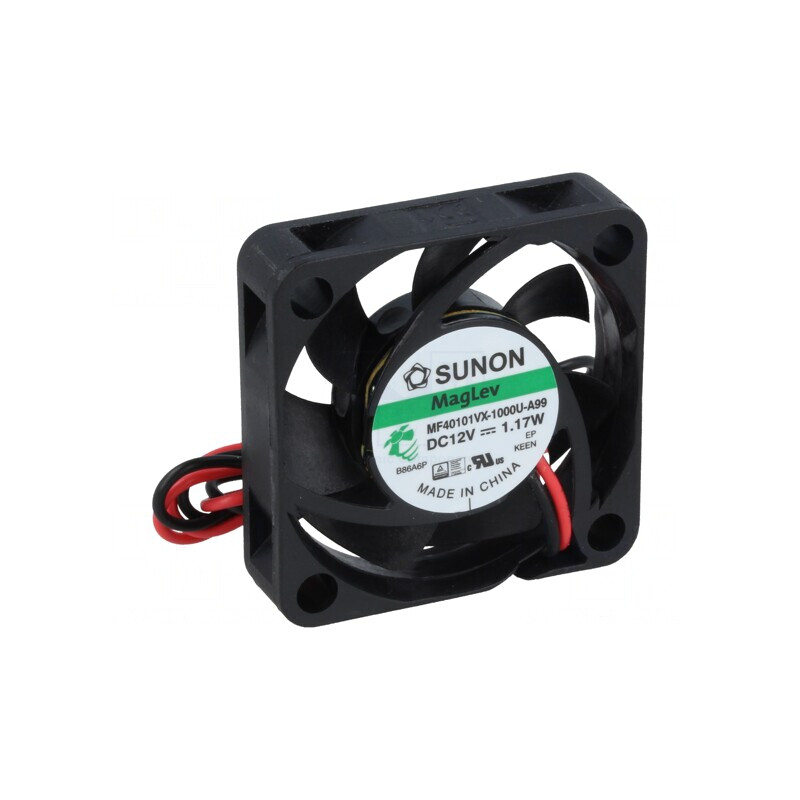 Ventilator axial 12V 40x40x10mm 16,73m3/h 31,4dBA | Electronic-mag.ro | Componente Electronice