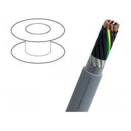 Cablu MOTIONLINE® ADVANCED 4G 0,5mm2 PVC Gri 600V | Electronic-mag.ro | Componente Electronice