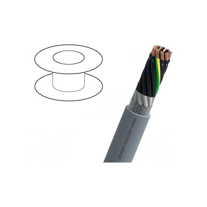 Cablu MOTIONLINE® ADVANCED 4G 0,5mm2 PVC Gri 600V | Electronic-mag.ro | Componente Electronice Cablu MOTIONLINE® ADVANCED 4G 0,5mm2 PVC Gri 600V | Electronic-mag.ro | Componente Electronice