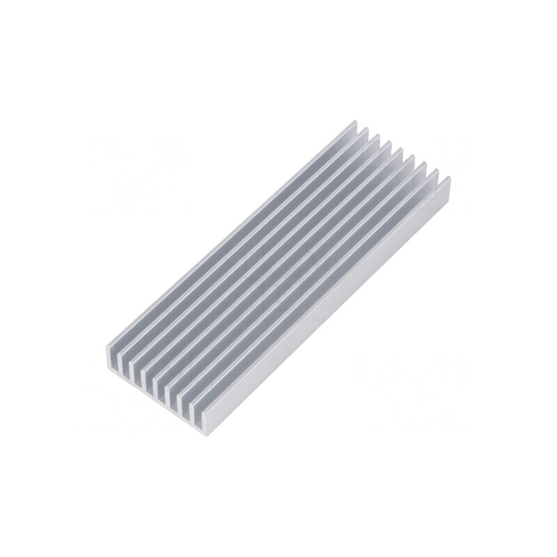 Radiator extrudat cu aripioare naturale 100mm x 33mm | Electronic-mag.ro | Componente Electronice