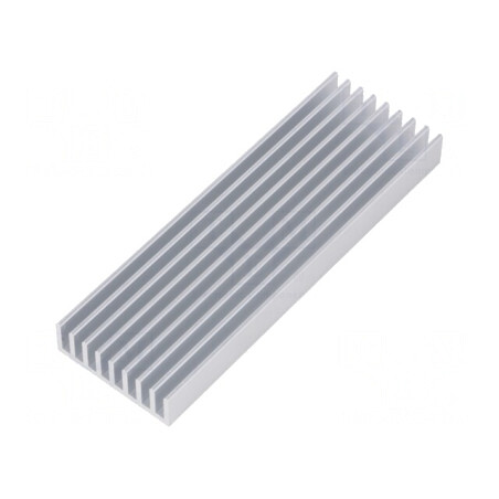 Radiator extrudat cu aripioare naturale 100mm x 33mm | Electronic-mag.ro | Componente Electronice