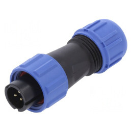 Mufă SP11 tată 3 pini IP68 4-6.5mm 5A cablu 180V | Electronic-mag.ro | Componente Electronice