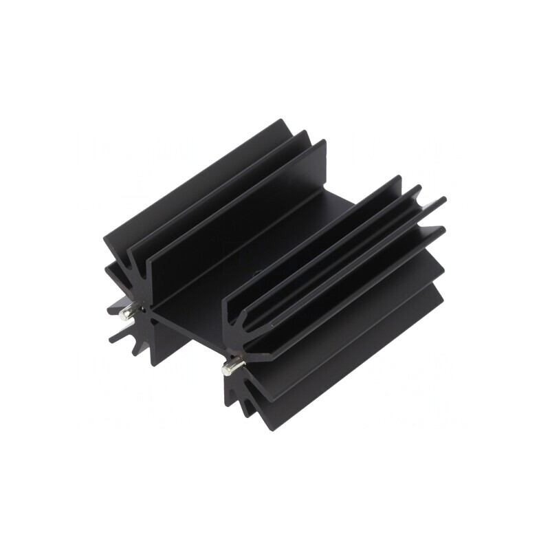 Radiator Extrudat Negru TO220 41.9mm x 50.8mm x 25.4mm | Electronic-mag.ro | Componente Electronice