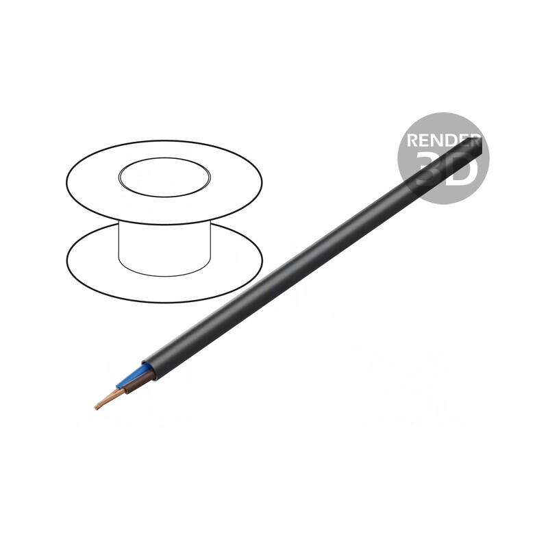 Cablu Electric Negru 2x1.5mm2 Gumat 450/750V | Electronic-mag.ro | Componente Electronice Cablu Electric Negru 2x1.5mm2 Gumat 450/750V | Electronic-mag.ro | Componente Electronice