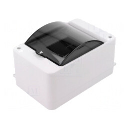 Carcasă Albă ABS pentru Aparatură Modulară IP30 de Perete | Electronic-mag.ro | Componente Electronice