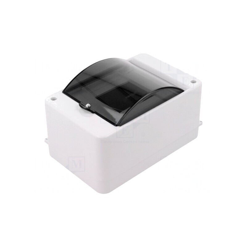 Carcasă Albă ABS pentru Aparatură Modulară IP30 de Perete | Electronic-mag.ro | Componente Electronice