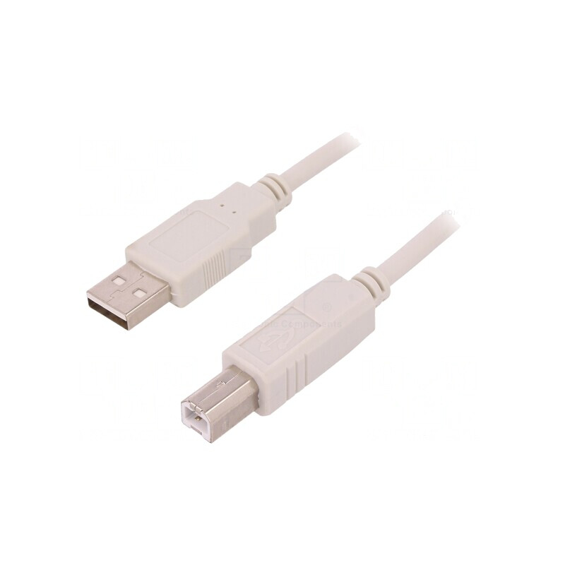 Cablu USB 2.0 A-B 3m Alb | Electronic-mag.ro | Componente Electronice Cablu USB 2.0 A-B 3m Alb | Electronic-mag.ro | Componente Electronice