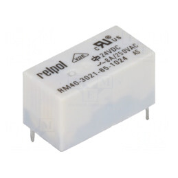 Releu Electromagnetic SPST-NO 24VDC 8A | Electronic-mag.ro | Componente Electronice