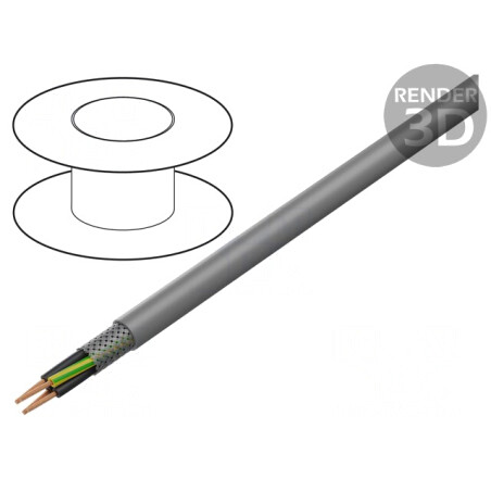 Cablu JZ-500 HMH-C LSZH gri 4x0,75mm2 | Electronic-mag.ro | Componente Electronice