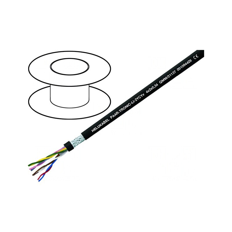 Cablu Ecranat Li-2YCYv 2x2x0,5mm2 Cupru Cositorit | Electronic-mag.ro | Componente Electronice Cablu Ecranat Li-2YCYv 2x2x0,5mm2 Cupru Cositorit | Electronic-mag.ro | Componente Electronice