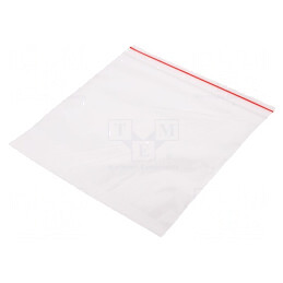 Pungă cu fermoar 160x160mm polietilenă | Electronic-mag.ro | Componente Electronice