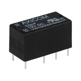 Releu electromagnetic DPDT 12VDC 3A PCB | Electronic-mag.ro | Componente Electronice