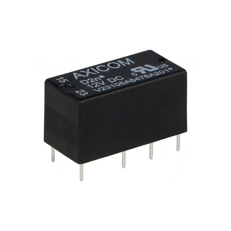 Releu electromagnetic DPDT 12VDC 3A PCB | Electronic-mag.ro | Componente Electronice