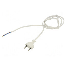 Cablu Electric 2x0.75mm2 PVC 3m Alb 2.5A | Electronic-mag.ro | Componente Electronice