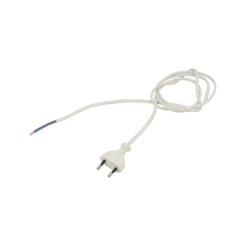 Cablu Electric 2x0.75mm2 PVC 3m Alb 2.5A | Electronic-mag.ro | Componente Electronice