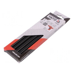 Adeziv Termofuzibil Negru Ø11,2mm Lungime 200mm | Electronic-mag.ro | Componente Electronice