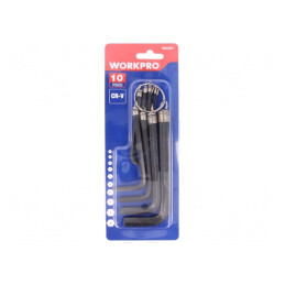 Set Chei Imbus Oțel Crom-Vanadium Negru | Electronic-mag.ro | Componente Electronice
