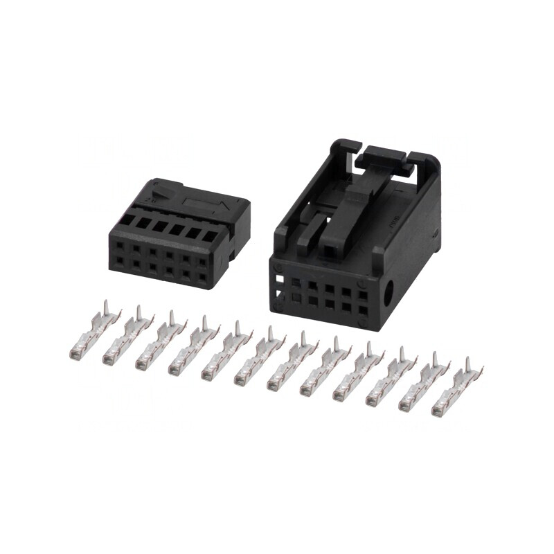 Carcasă Conector Quadlock 12 Pin Neagră | Electronic-mag.ro | Componente Electronice Carcasă Conector Quadlock 12 Pin Neagră | Electronic-mag.ro | Componente Electronice
