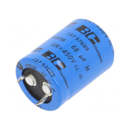 Condensator Electrolitic 68uF 450V SNAP-IN Ø22x30mm | Electronic-mag.ro | Componente Electronice