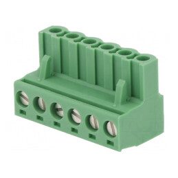 Regletă Conexiuni 6 Piste 5,08mm | Electronic-mag.ro | Componente Electronice