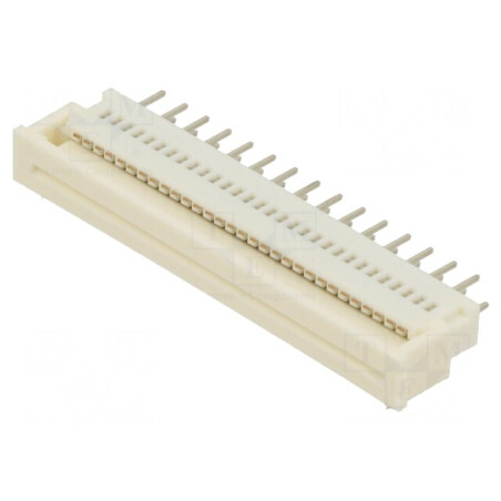 Conector FFC/FPC 30 PIN ZIF THT 200V 1A Cositorit | Electronic-mag.ro | Componente Electronice