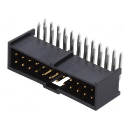 Soclu dreptunghiular tată 24 pini 2.54mm THT aurit | Electronic-mag.ro | Componente Electronice