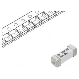 Siguranţă: siguranţă; întârziere; 20A; 125VAC; 125VDC; SMD; cupru