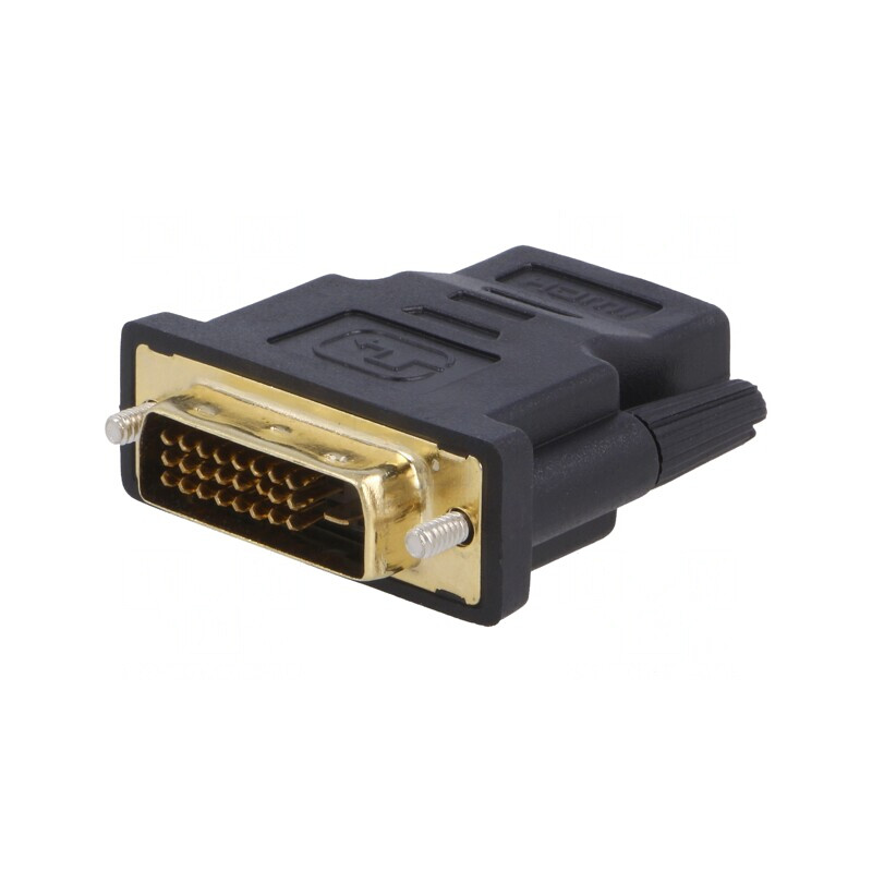 Adaptor DVI-D la HDMI Negru | Electronic-mag.ro | Componente Electronice
