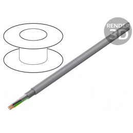 Cablu Ecranat LiY-CY 7x0,5mm2 PVC Cupru Cositorit | Electronic-mag.ro | Componente Electronice