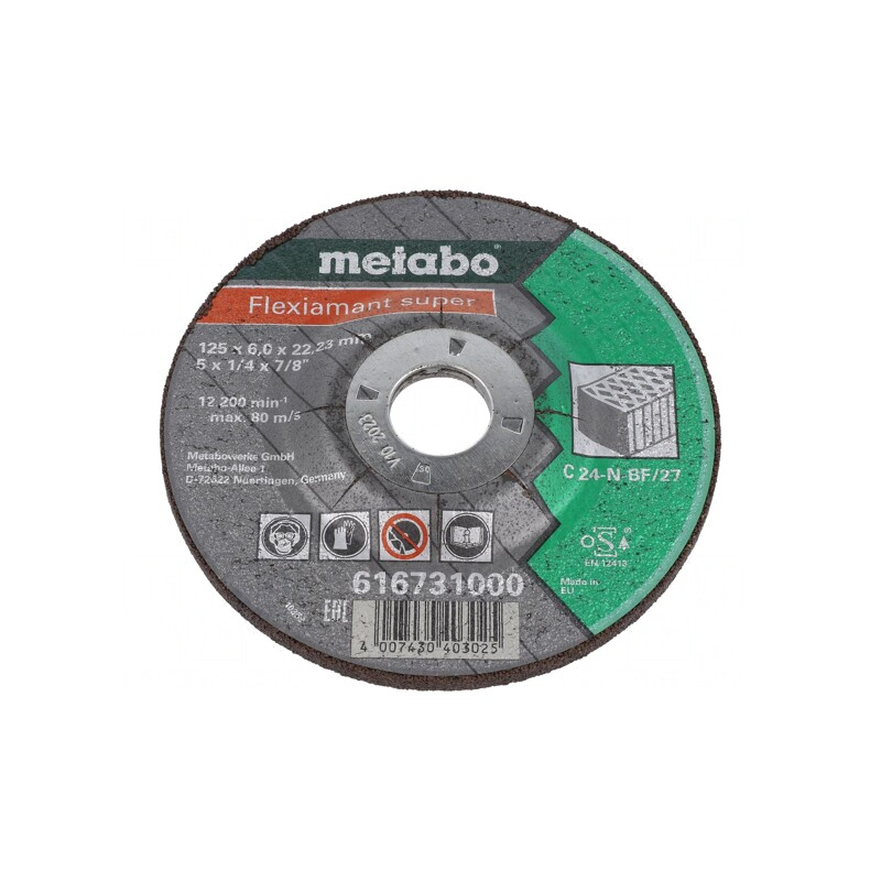 Disc de șlefuire 125mm 22,2mm 6mm | Electronic-mag.ro | Componente Electronice
