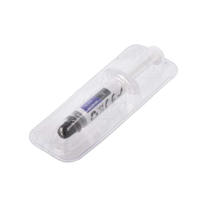 Pastă Termoconductoare Argintie 1g | Electronic-mag.ro | Componente Electronice Pastă Termoconductoare Argintie 1g | Electronic-mag.ro | Componente Electronice