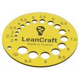 Yellow Size Gauge Drill Bits and Screws | Electronic-mag.ro | Componente Electronice