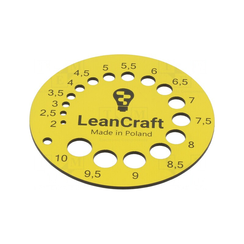 Yellow Size Gauge Drill Bits and Screws | Electronic-mag.ro | Componente Electronice