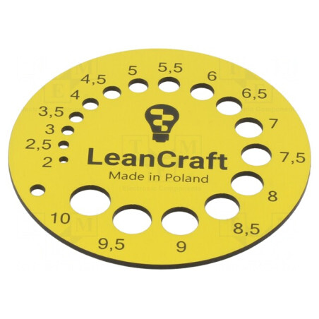 Yellow Size Gauge Drill Bits and Screws | Electronic-mag.ro | Componente Electronice