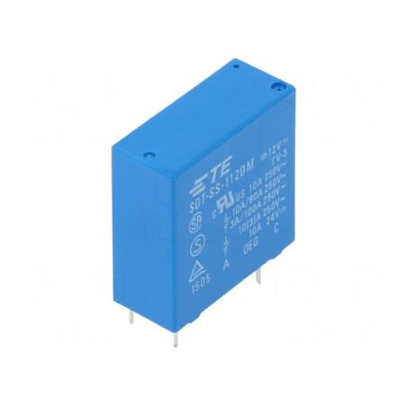 Releu Electromagnetic SPST-NO 12V 10A | Electronic-mag.ro | Componente Electronice